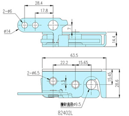 Rotary_Latch_82402L drawing